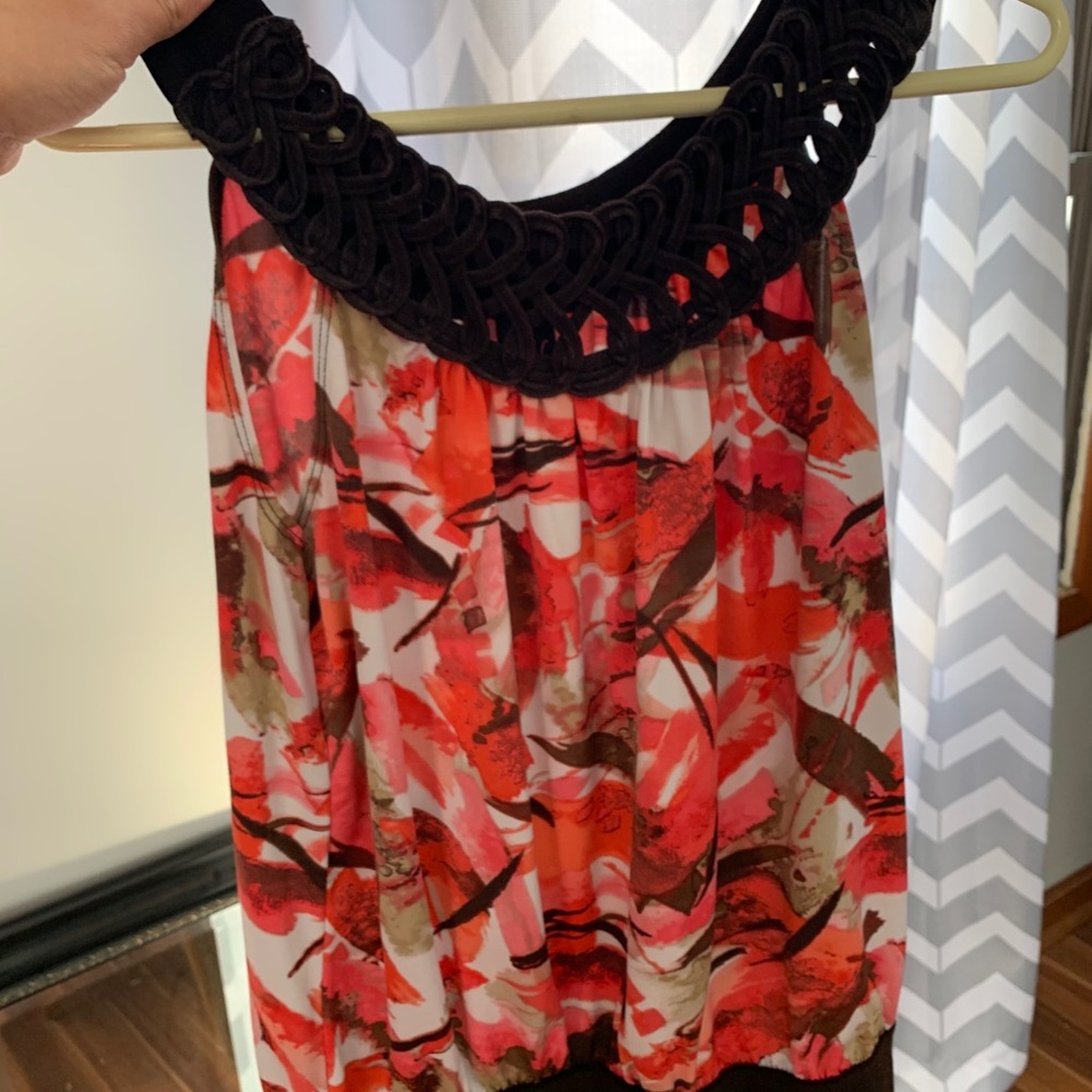 Floral tank top